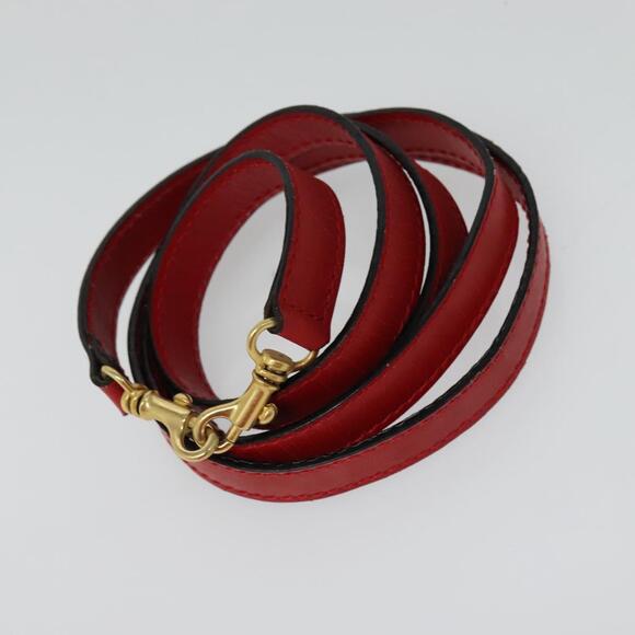 CELINE Hand Bag Leather Red Gold - Picture 13 of 13